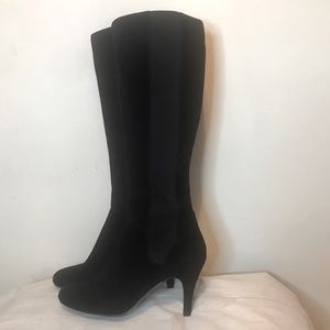*Donating Soon* Adrienne Vittadini Black Suede Knee High Boots